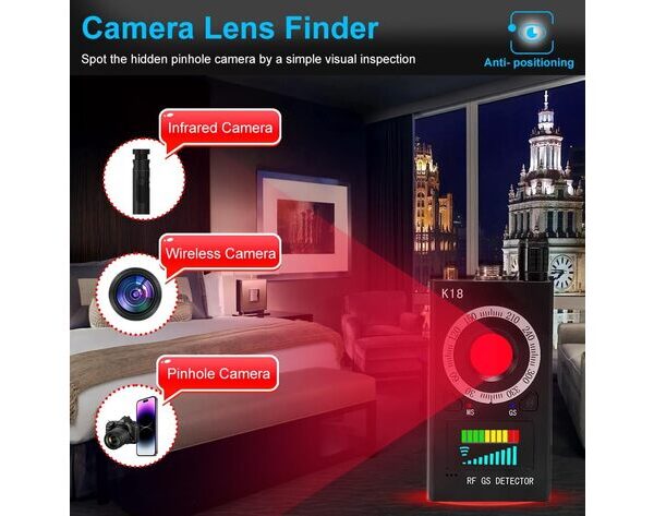 Hidden Camera, Bug, GPS & RF Detector - Image 5
