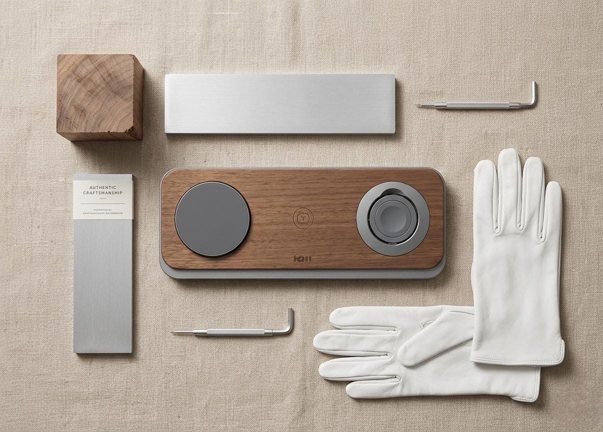 3-in-1 Wood & Metal MagSafe Station