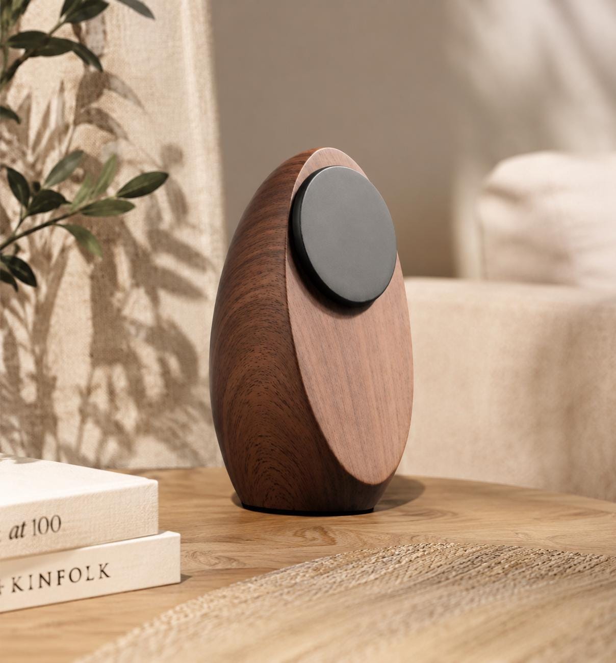 Sculptural Wooden MagSafe Stand