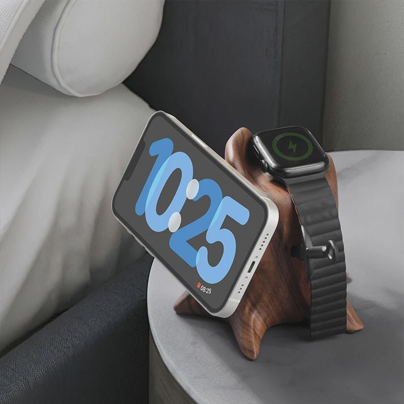 Tree Stump 2-in-1 MagSafe Charger