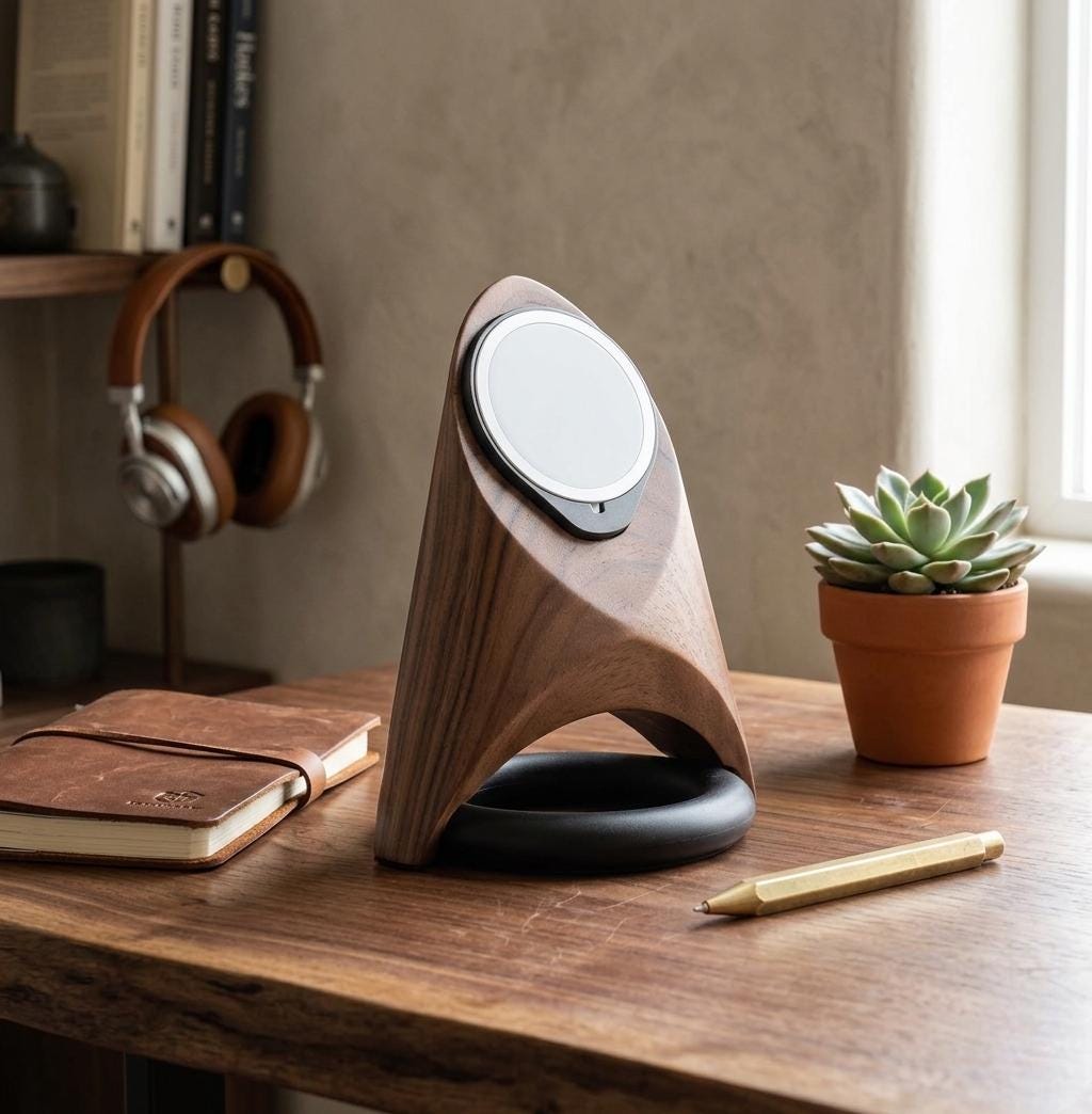 Wooden Landscape MagSafe Stand