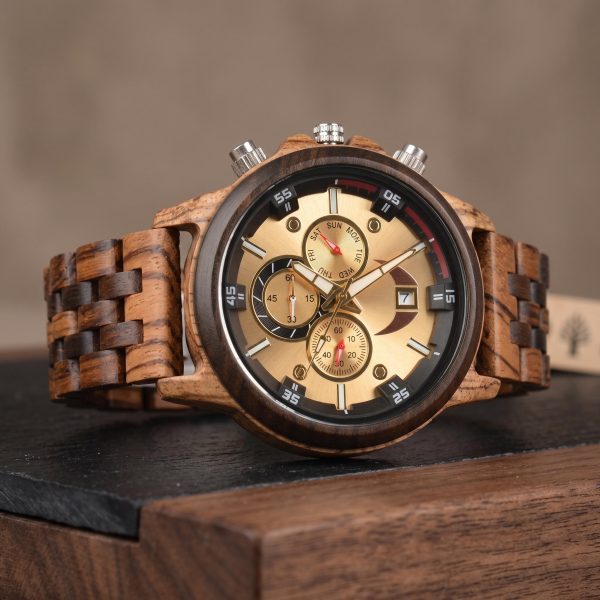 Luxury Minimalist Wooden Watch for Men