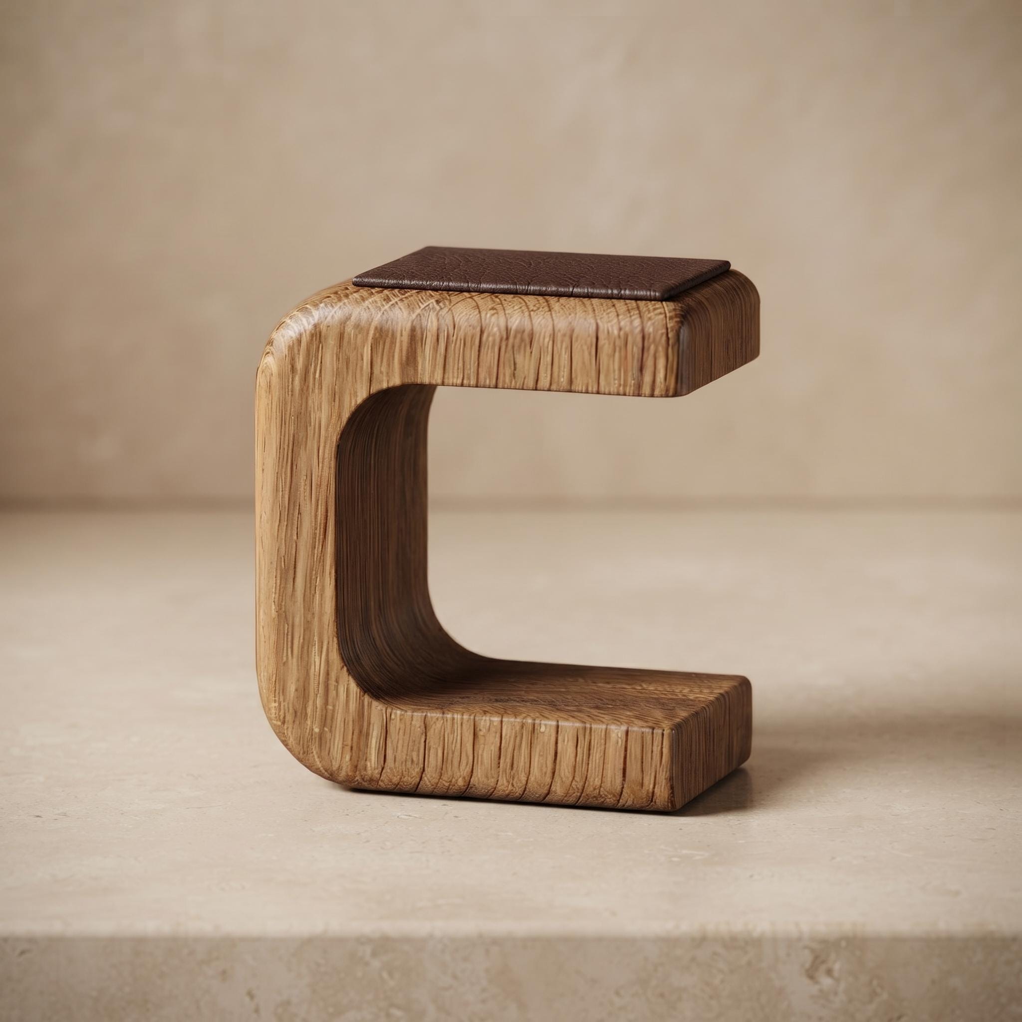 Oak Wooden Watch Stand for Nightstand