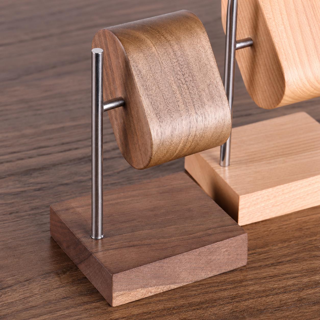 Modern Wooden Watch Stand, Walnut Cherry Holder