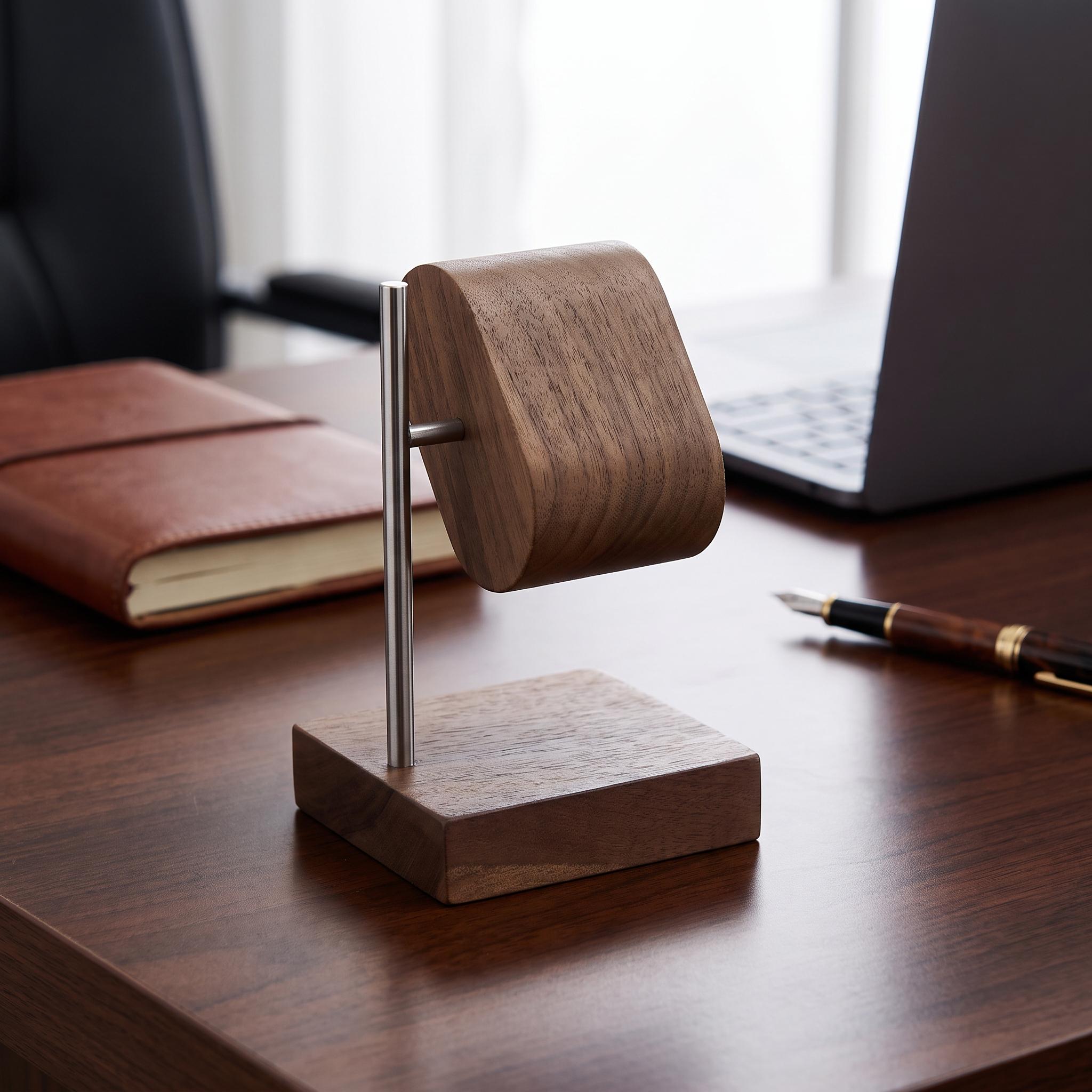 Modern Wooden Watch Stand, Walnut Cherry Holder