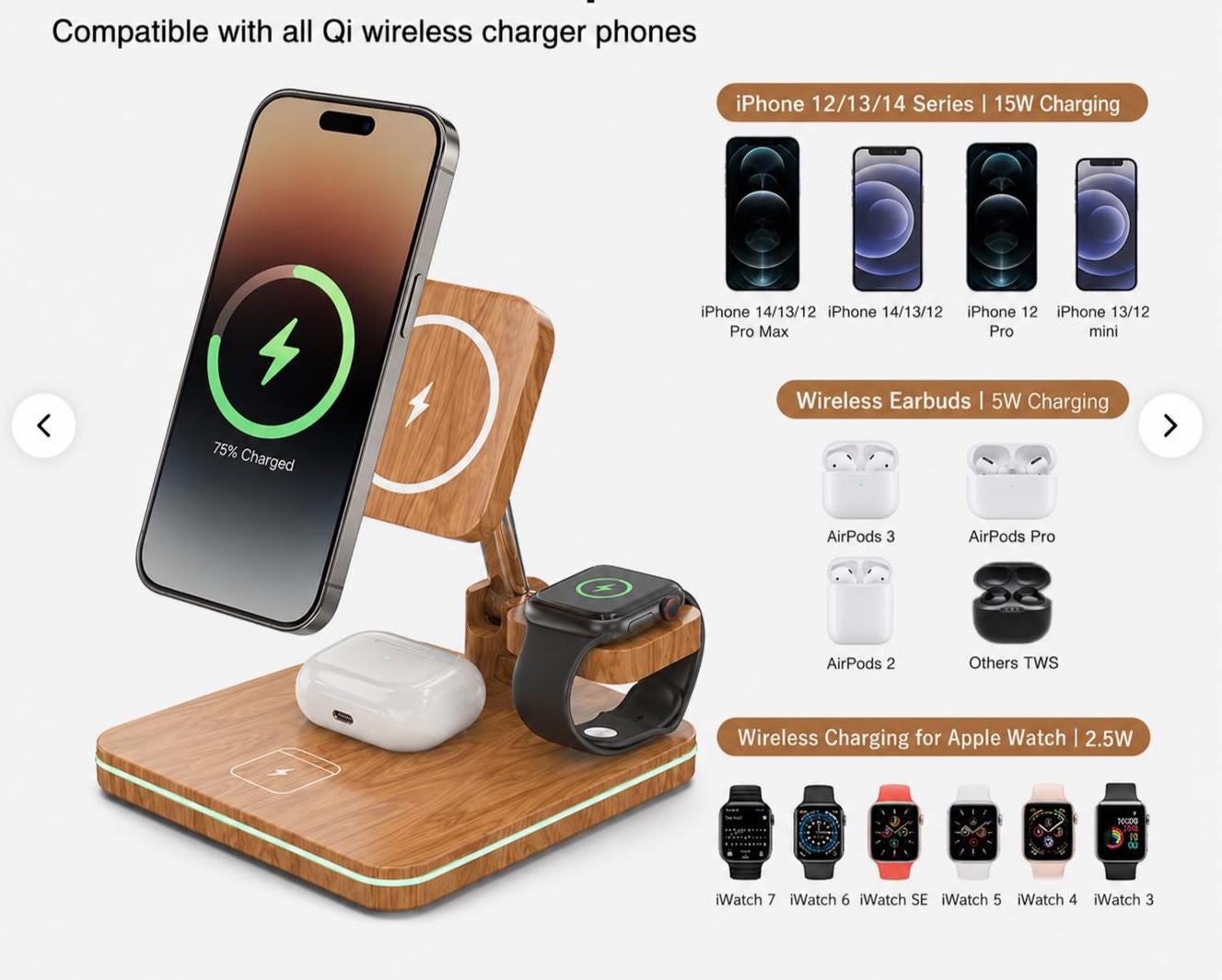 3-in-1 Charging Lamp