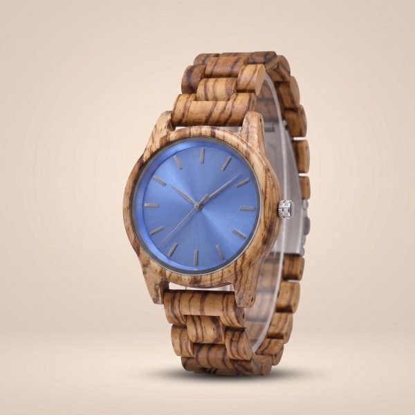 Minimalist Wood Watch for Men and Women, 5 Colors
