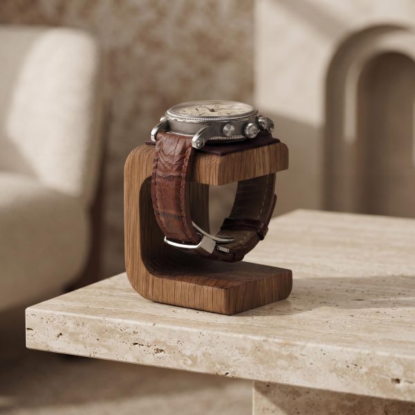 Oak Wooden Watch Stand for Nightstand